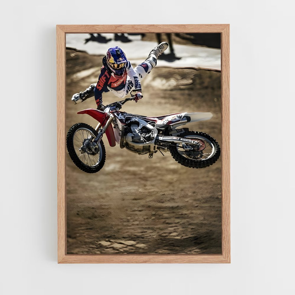 Poster Tricks en Plein Vol – affiche Motocross freestyle (vue 4)